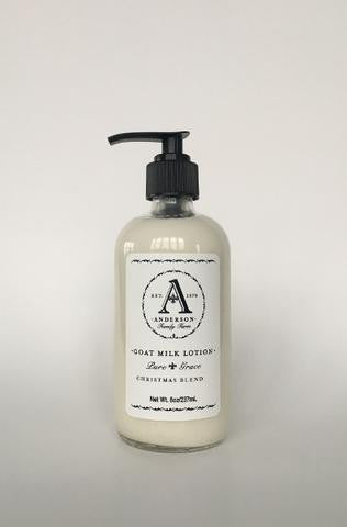 Creamy silky smooth Christmas blend goat milk lotion